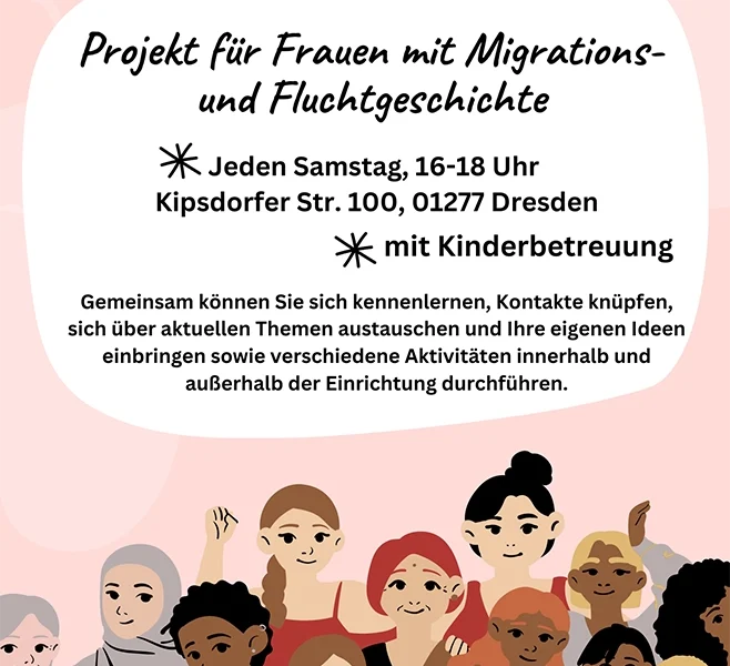 Projekt für Frauen mit Migrations- und Fluchtgeschichte