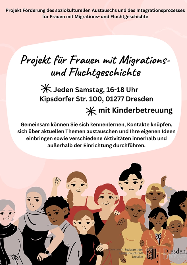 Projekt für Frauen mit Migrations- und Fluchtgeschichte