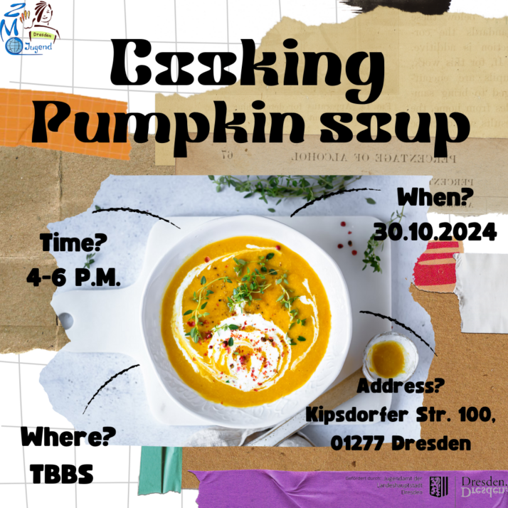 Cooking Pumpkin Soup together