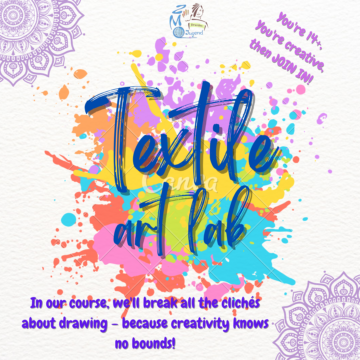 TEXTILE PAINTING – Creative course