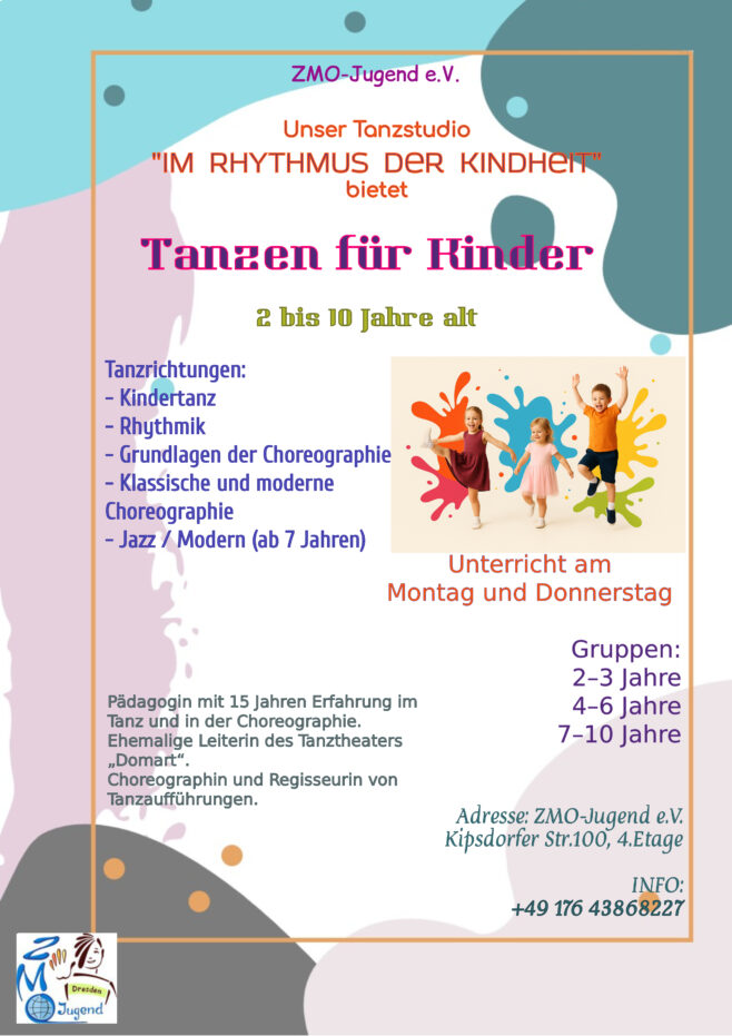 🎉 Neues Tanzprojekt für Kinder! 🎉