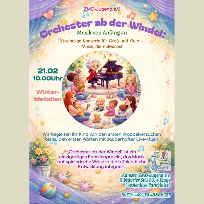 Orchester ab der Windel: Musik von Anfang an