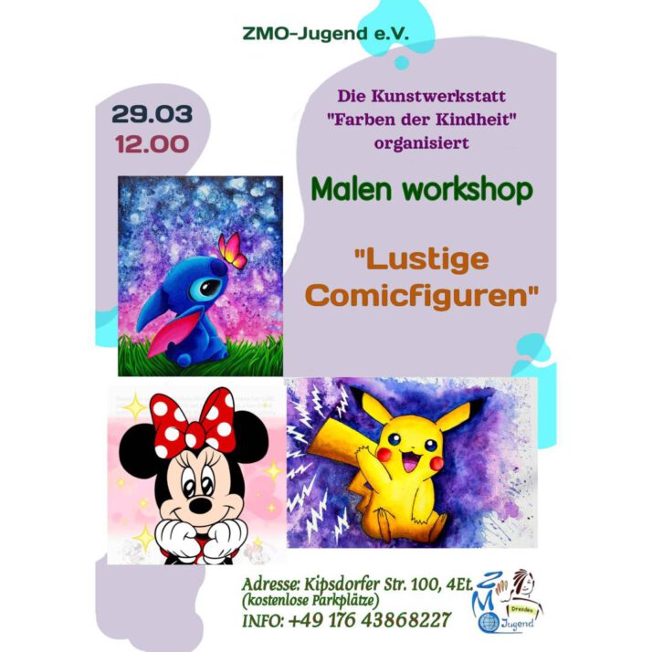 Acrylmalerei Workshop für Kinder