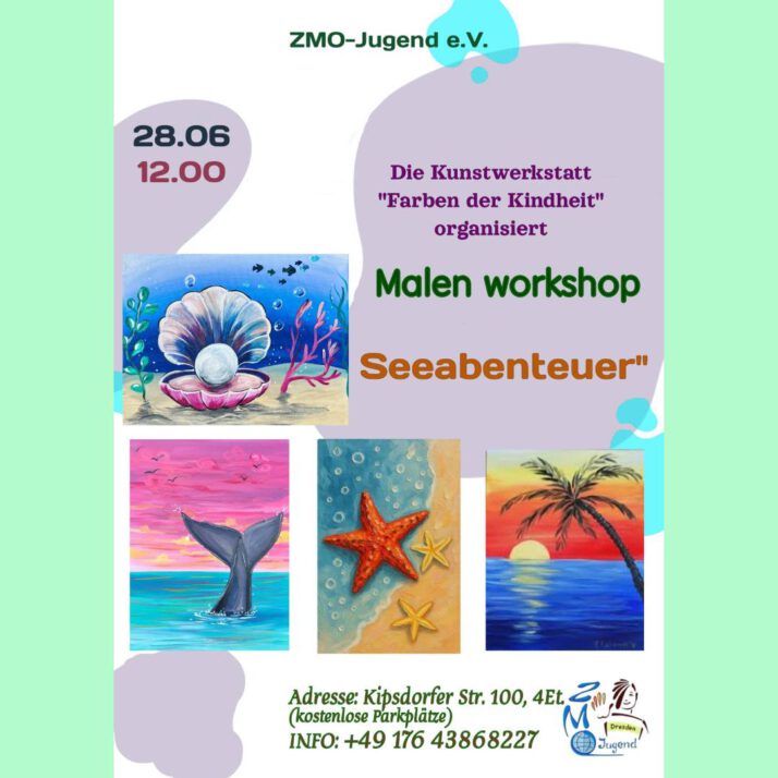 Acrylmalerei Workshop für Kinder