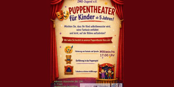 Puppentheater mit Kindern