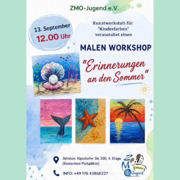 Acrylmalerei Workshop für Kinder